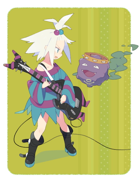 roxie and koffing (pokemon and 1 more) drawn by feille