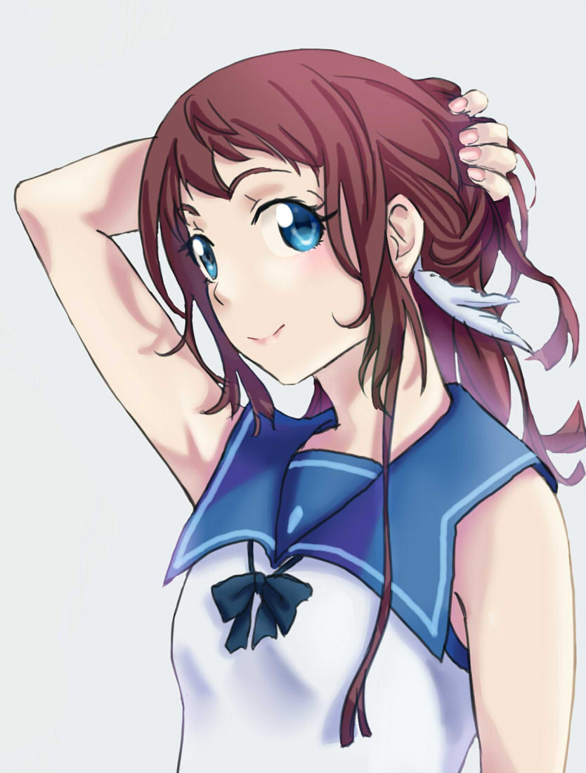 mukaido manaka (nagi no asukara) drawn by ma-ri-n