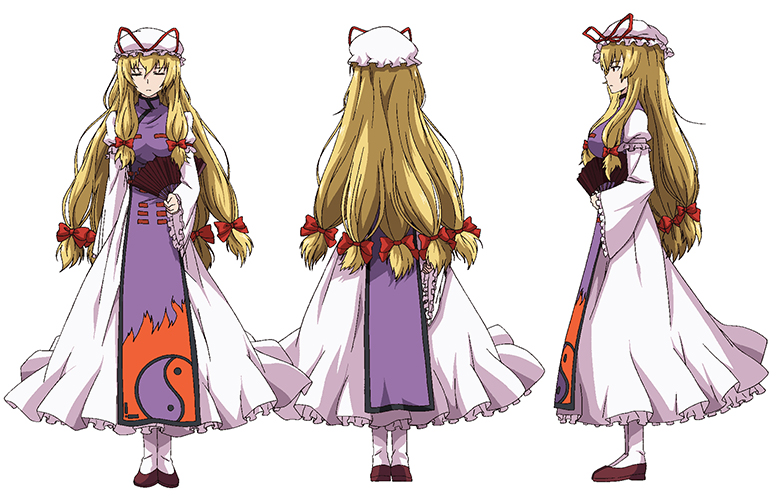 yakumo yukari (touhou and 1 more) drawn by karaori