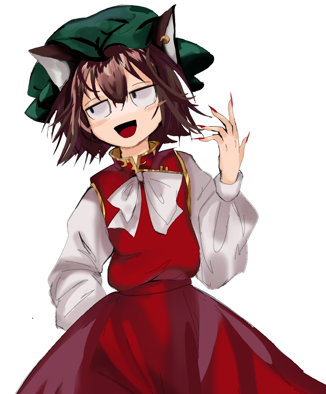 chen (touhou and 1 more) drawn by rrrssr