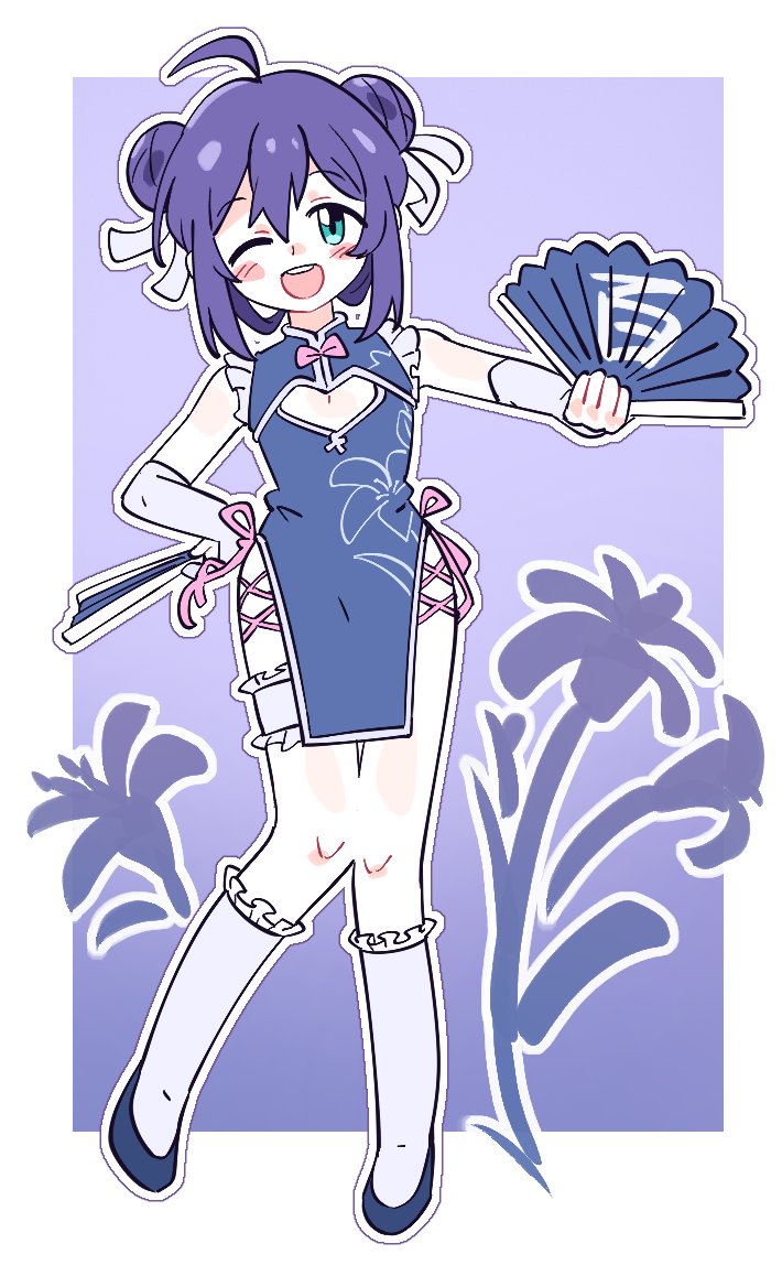 mochizuki anna (idolmaster and 2 more) drawn by millcookie_pro