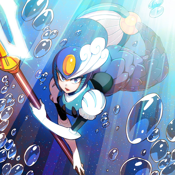 splash woman (mega man and 1 more) drawn by zakki