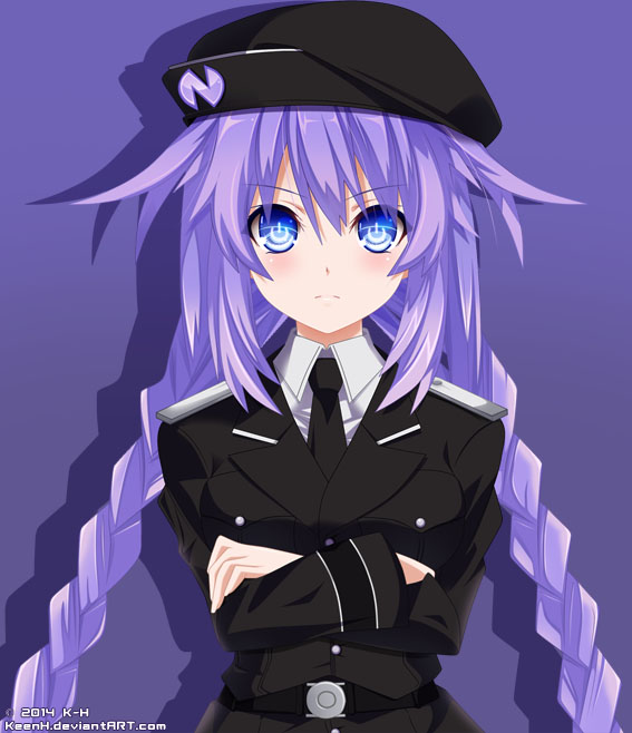 purple heart (neptune) drawn by keenh