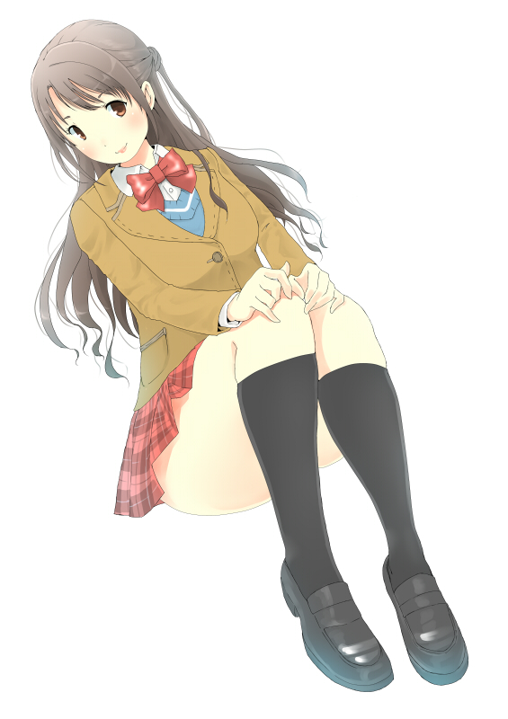 shimamura uzuki (idolmaster and 1 more) drawn by egaumakunarerukana
