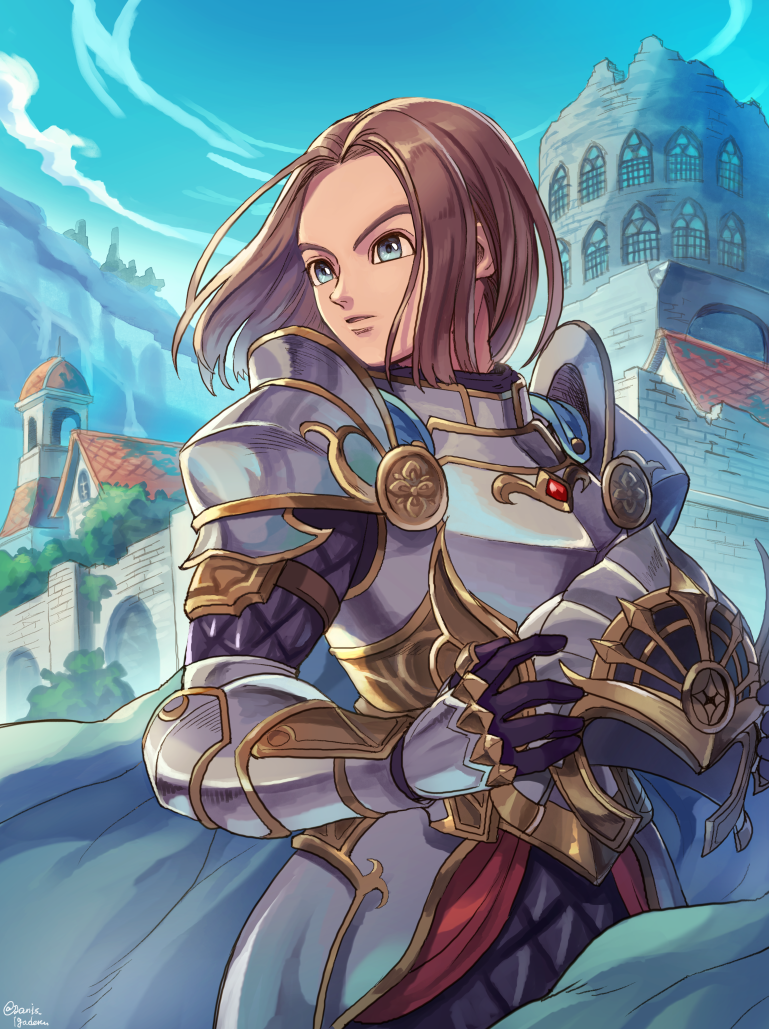 hero (dragon quest and 1 more) drawn by janis_(hainegom)