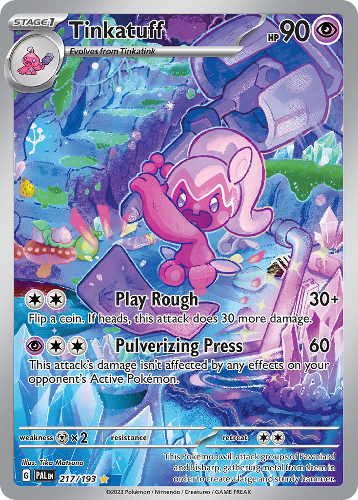 tinkatuff (pokemon and 1 more) drawn by matsuno_tika