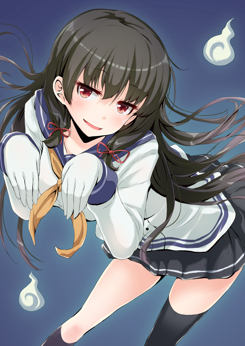 isokaze (kantai collection) drawn by anti_(untea9)