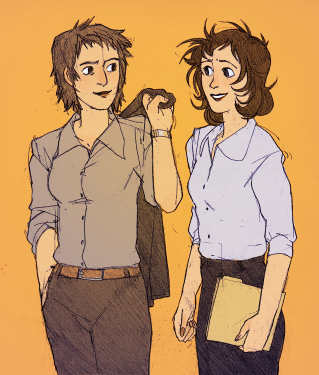 adachi tooru and doujima ryoutarou (persona and 1 more) drawn by hedgehogbeeblebrox