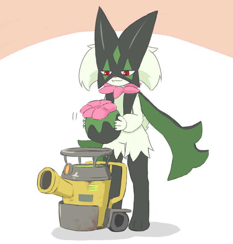 meowscarada (pokemon and 2 more) drawn by ylit_shalmon2