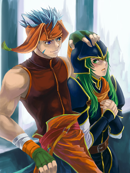 nephenee and ranulf (fire emblem and 1 more) drawn by kaito_(sawayakasawaday)