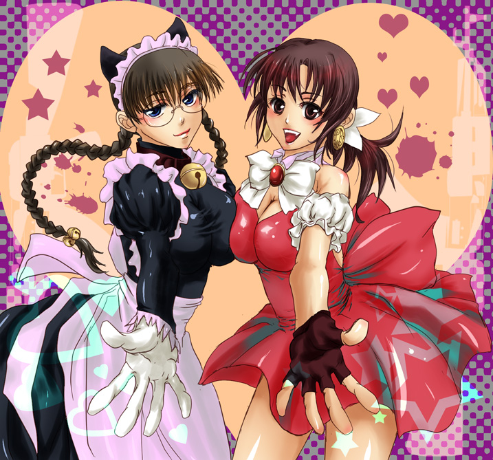 revy and roberta (black lagoon) drawn by ushiro_mahe