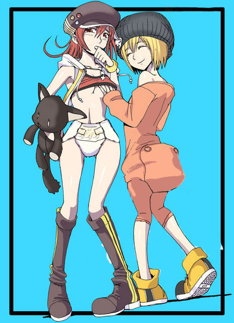 misaki shiki, nyantan, and bito raimu (subarashiki kono sekai)