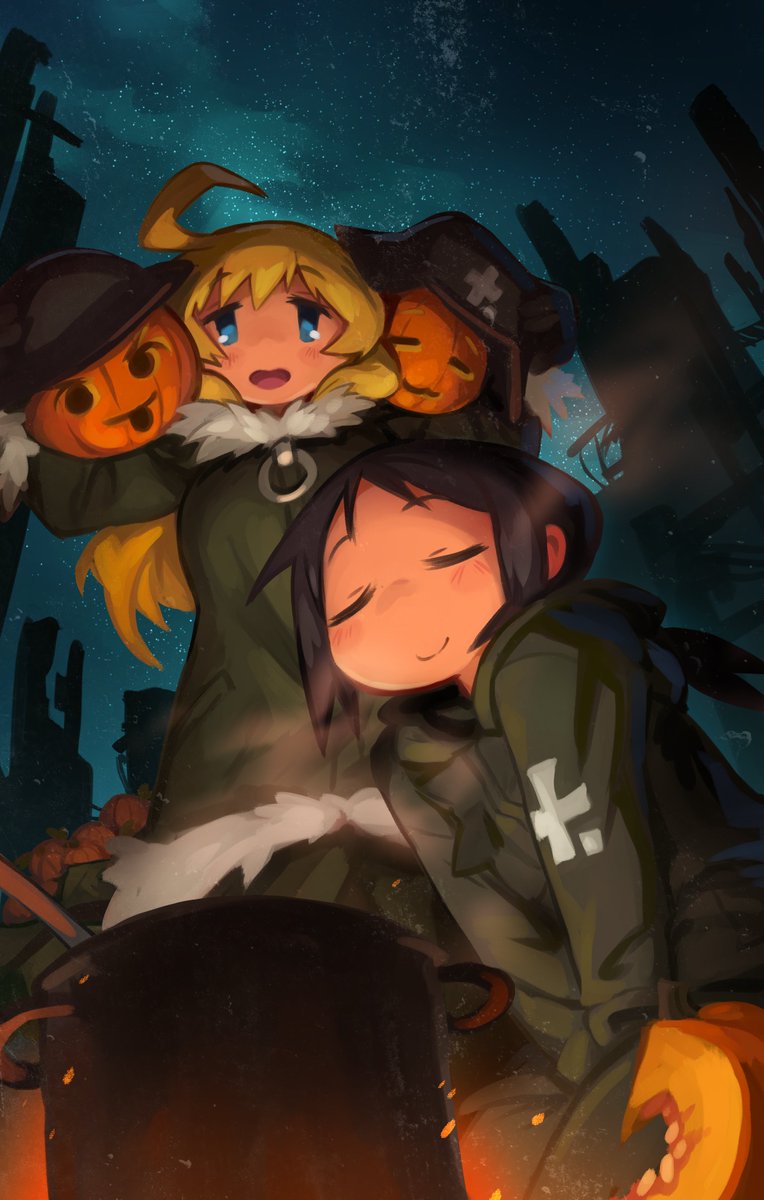 chito and yuuri (shoujo shuumatsu ryokou) drawn by khyle.
