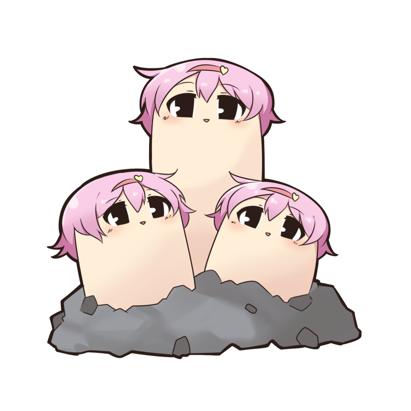komeiji satori and dugtrio (touhou and 1 more) drawn by twumi