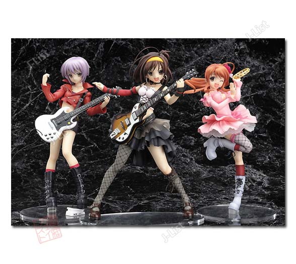 suzumiya haruhi, nagato yuki, and asahina mikuru (suzumiya haruhi no yuuutsu)