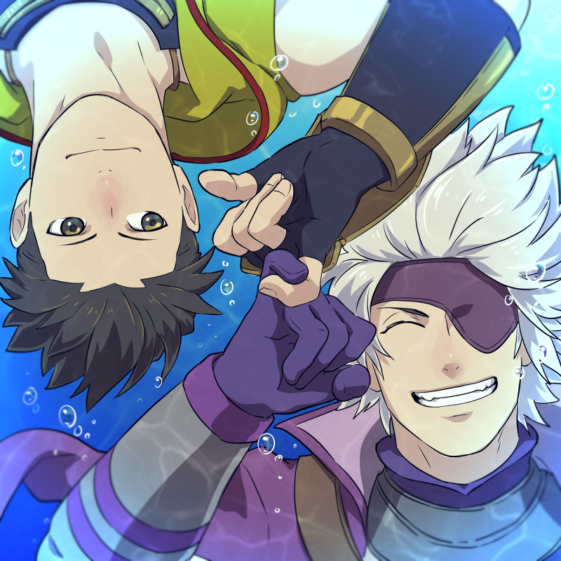 chousokabe motochika and tokugawa ieyasu (sengoku basara) drawn by jigoku_meguri