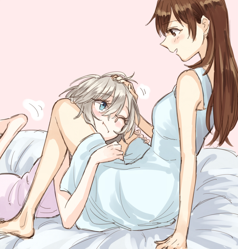nitta minami and anastasia (idolmaster and 1 more) drawn by chirosuke_(nameless)