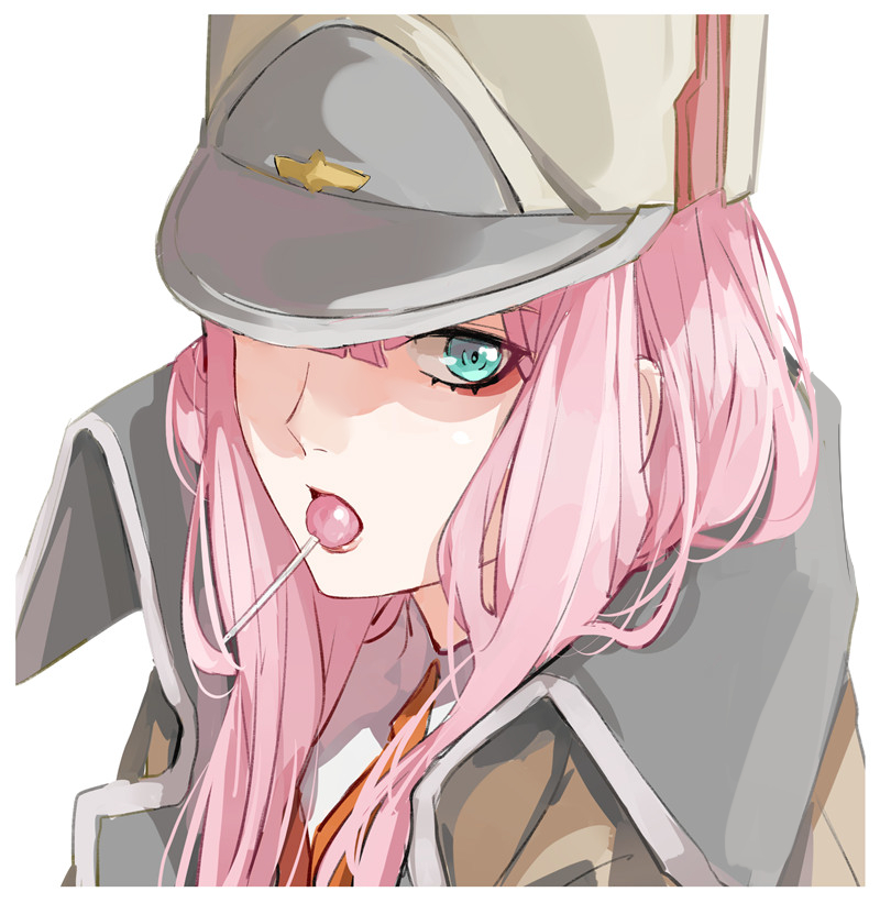 zero two (darling in the franxx) drawn by rena_(renasight)