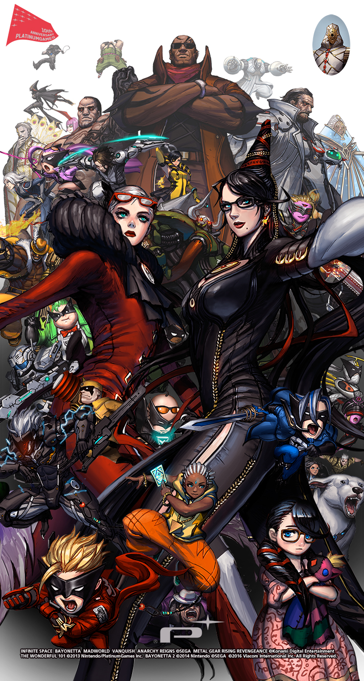 bayonetta, korra, raiden, jeanne, cereza, and 26 more (metal gear and 12 more)