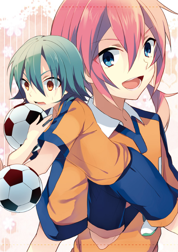 kirino ranmaru and kariya masaki (inazuma eleven and 1 more) drawn by hage_ta