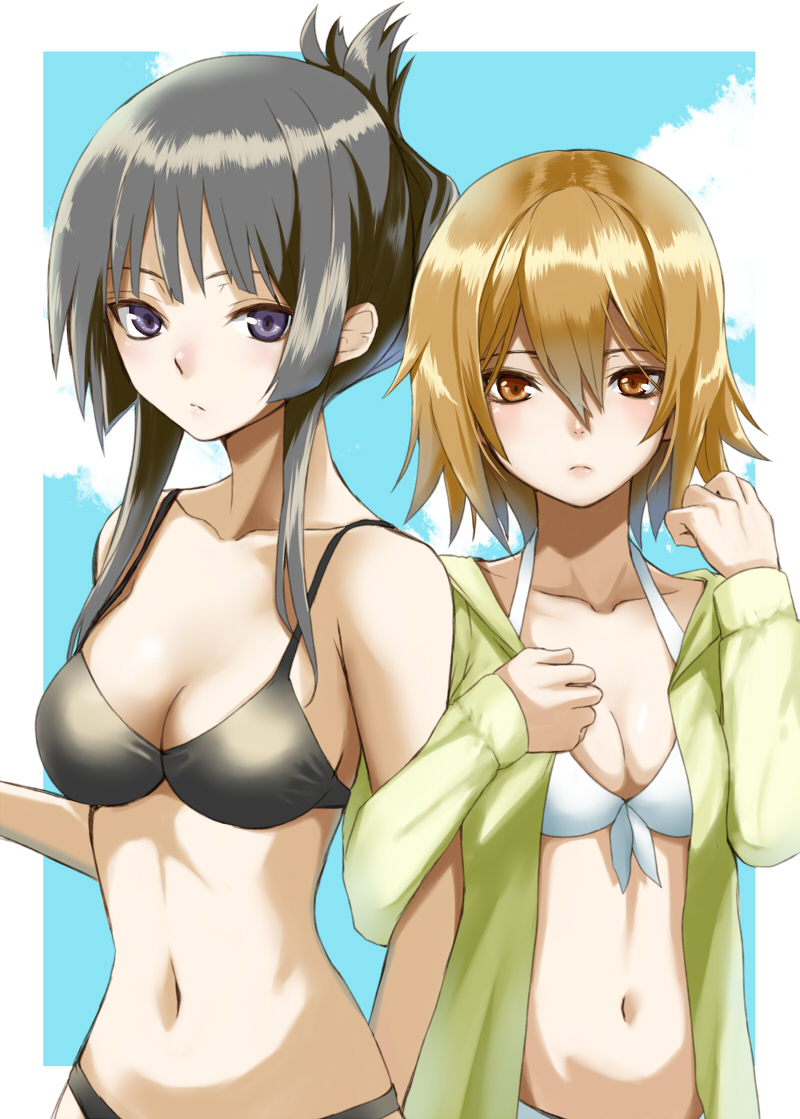 akiyama mio and tainaka ritsu (k-on!) drawn by simon_(n.s_craft)
