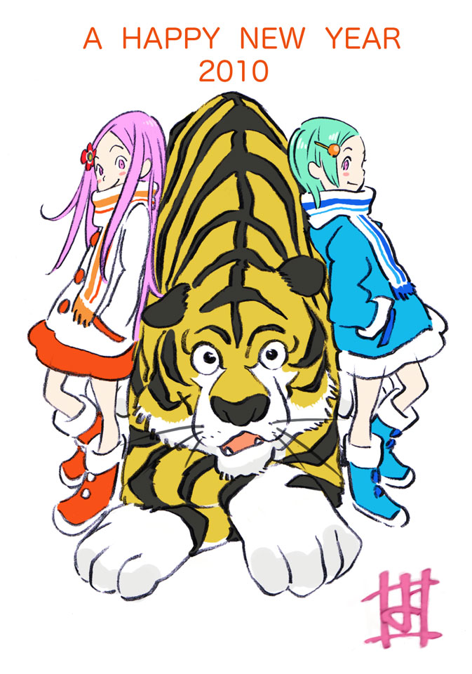 eureka and anemone (eureka seven) drawn by yoshida_ken'ichi