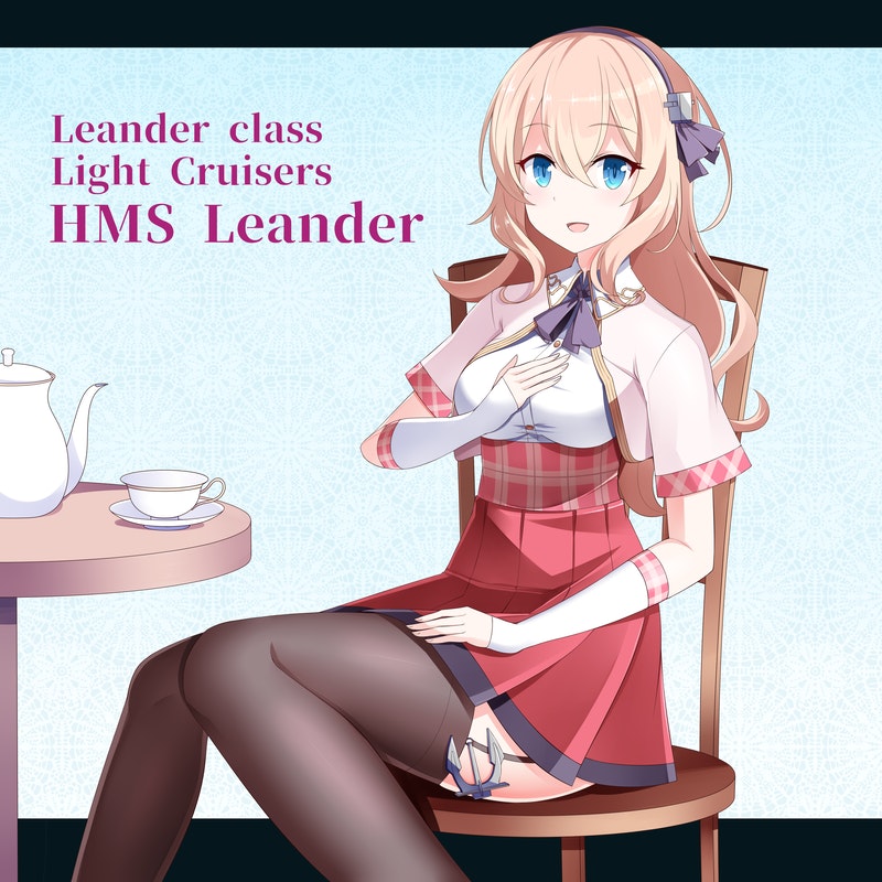 leander (azur lane) drawn by hebitsukai-san