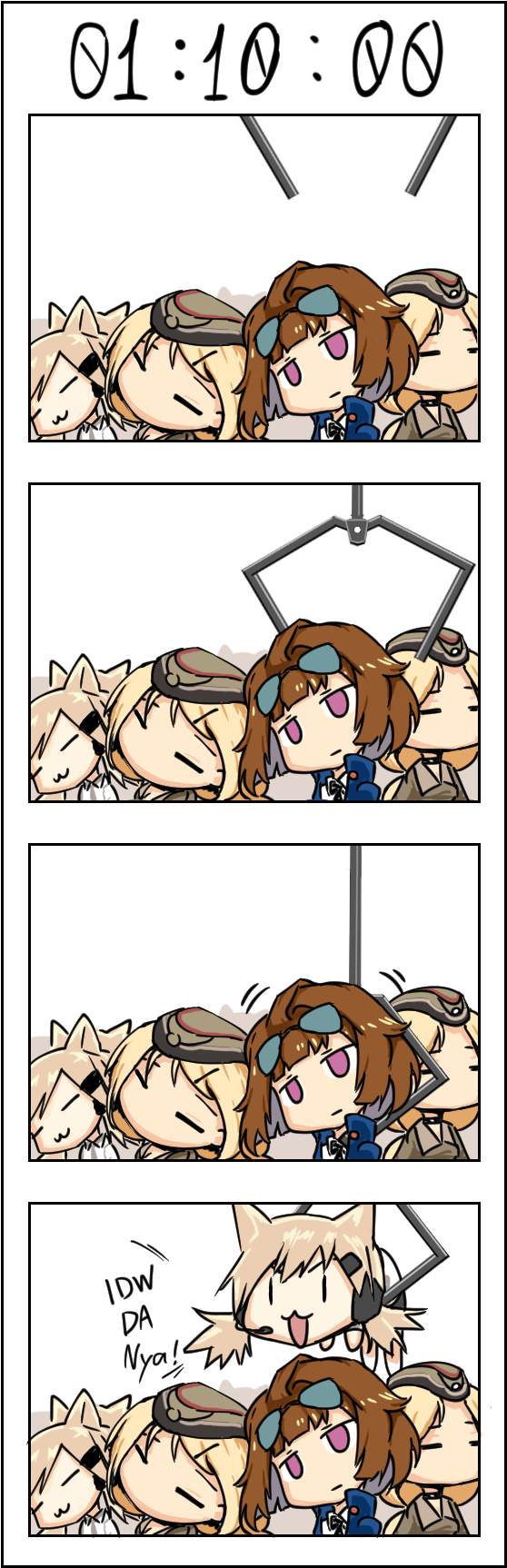 grizzly mkv, idw, and pp-2000 (girls' frontline) drawn by cema