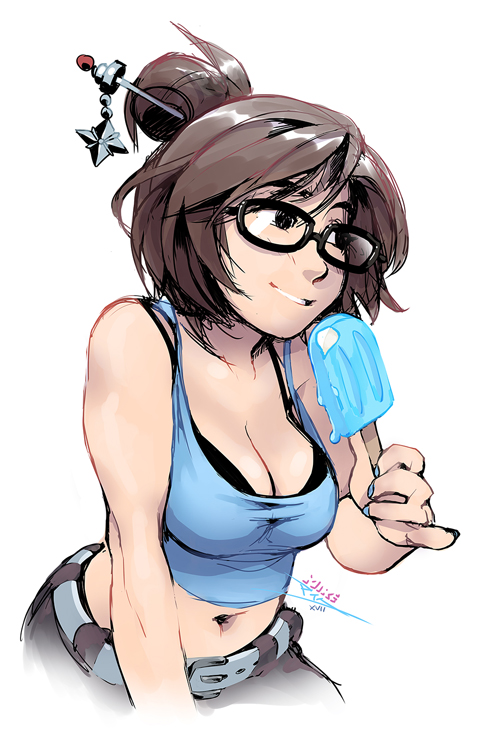 mei (overwatch and 1 more) drawn by vashperado