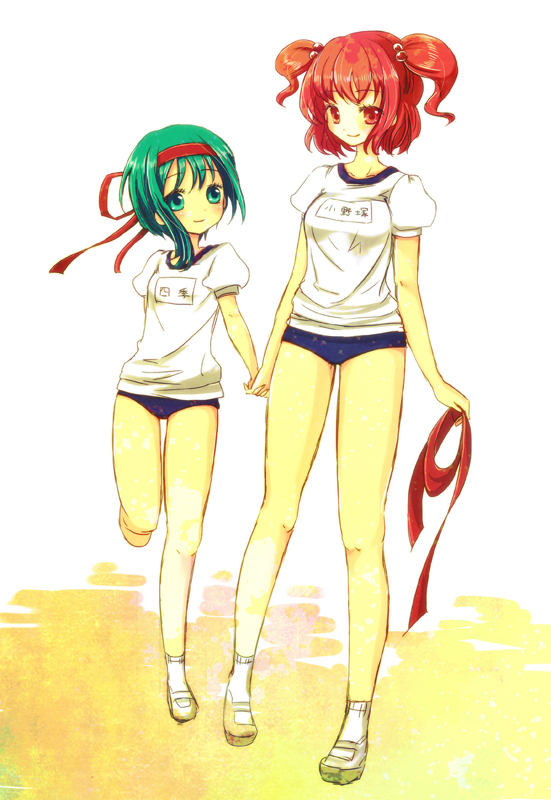 shiki eiki and onozuka komachi (touhou) drawn by kinokobatake