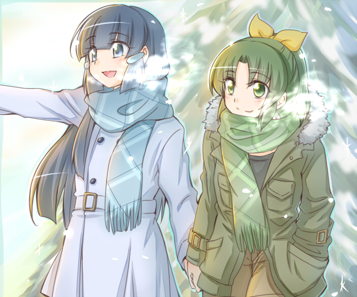 midorikawa nao and aoki reika (precure and 1 more) drawn by jappo
