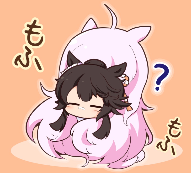 narita brian and biwa hayahide (umamusume) drawn by gomashio_(goma_feet)