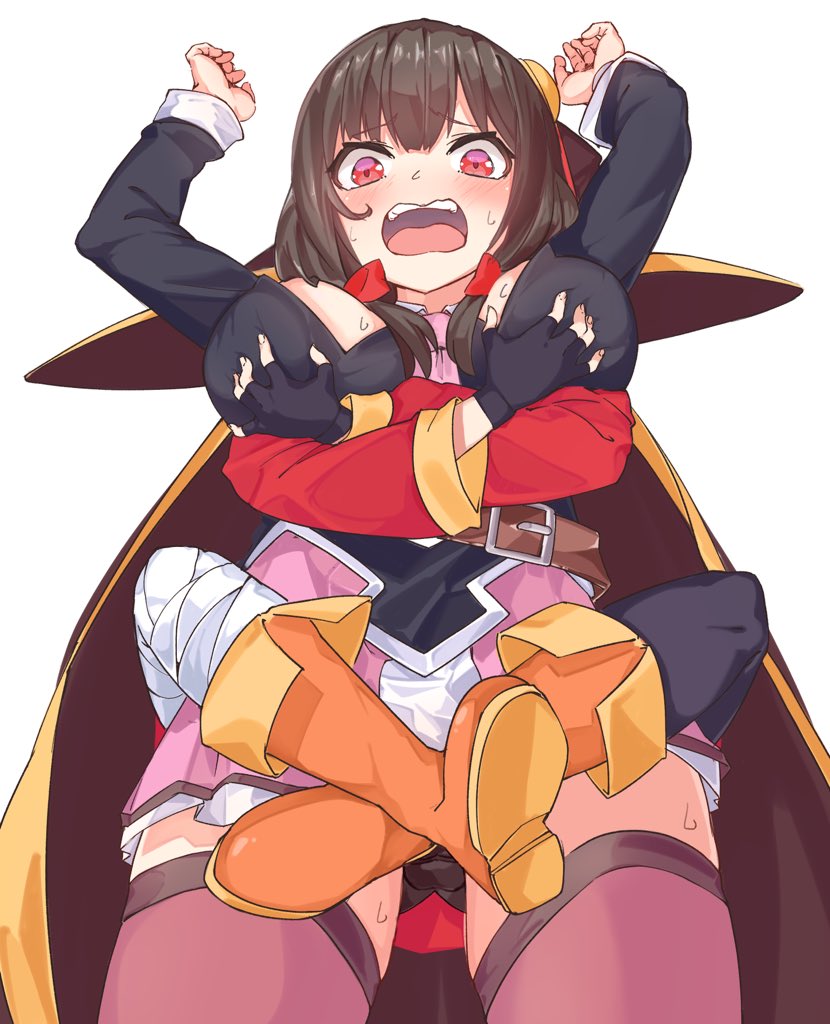 megumin and yunyun (kono subarashii sekai ni shukufuku wo!) drawn by re:ankh