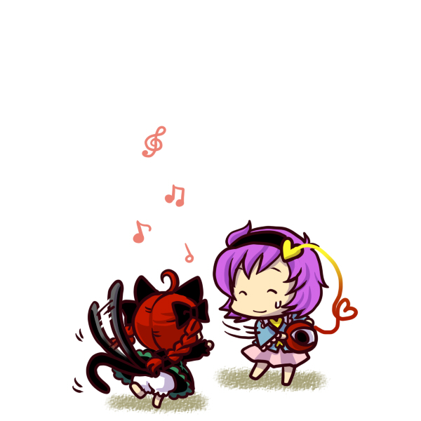 komeiji satori and kaenbyou rin (touhou) drawn by socha