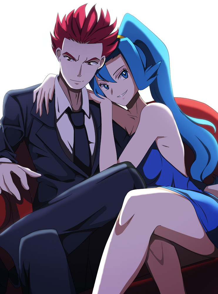 lance and clair (pokemon and 1 more) drawn by vivivoovoo