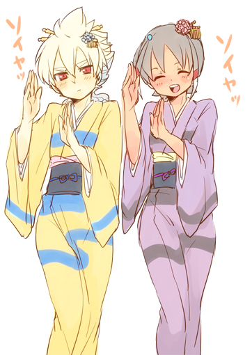 hakuryuu and shuu (inazuma eleven and 1 more) drawn by tobi_(one)