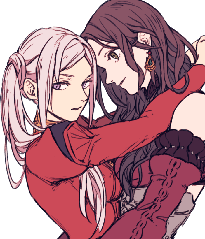 edelgard von hresvelg and dorothea arnault (fire emblem and 1 more) drawn by hiramoto_(shir_gn_9)