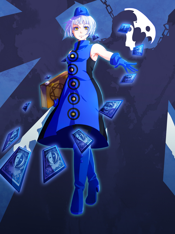 elizabeth and thanatos (persona and 2 more) drawn by aoi_shigure