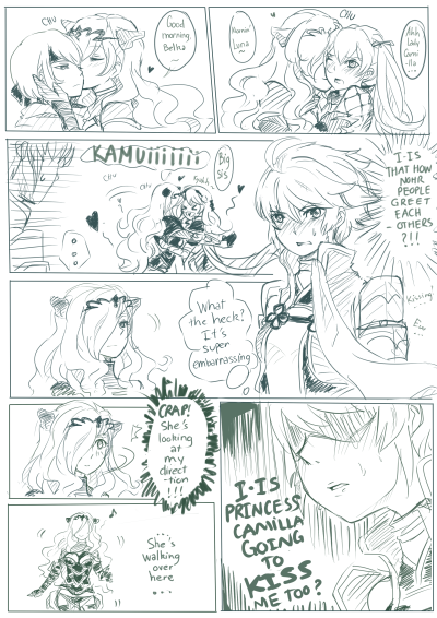 female corrin, camilla, hinoka, severa, and beruka (fire emblem and 1 more) drawn by toki-aah
