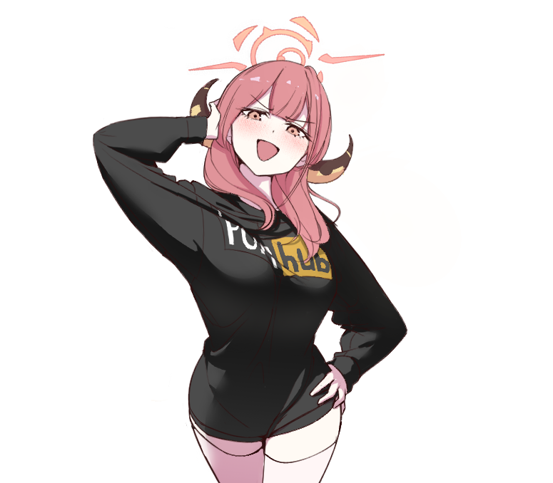 aru (blue archive and 1 more) drawn by ach_(zjakskwdf)
