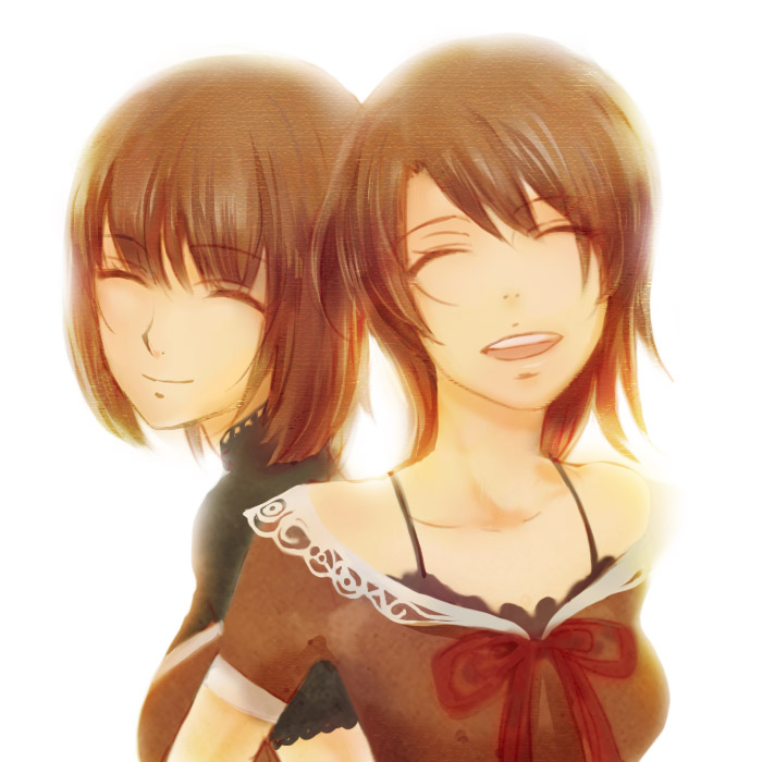 amakura mio and amakura mayu (fatal frame and 1 more) drawn by nazumi_(sepaseri)
