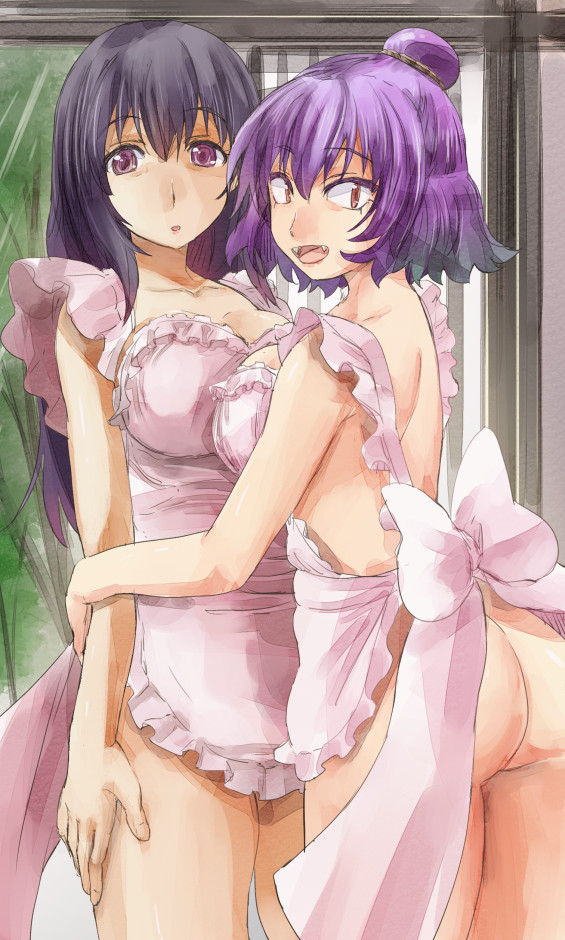 yasaka kanako, sendai hakurei no miko, and snake-eyed kanako (original and 2 more) drawn by yohane