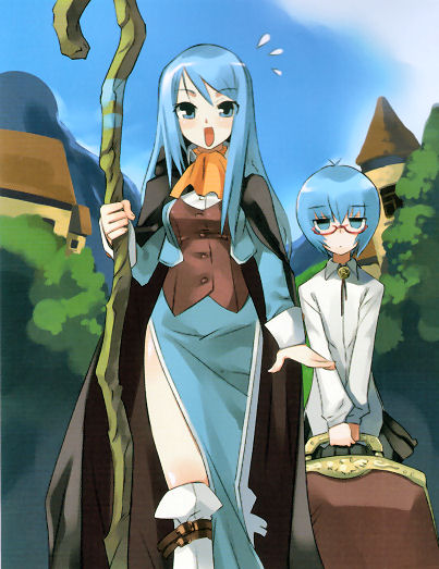 tabitha and sylpheed (zero no tsukaima) drawn by usatsuka_eiji