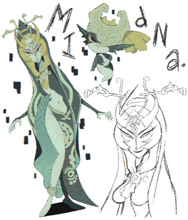 midna (the legend of zelda and 1 more) drawn by tomi_(t4p10c4_)