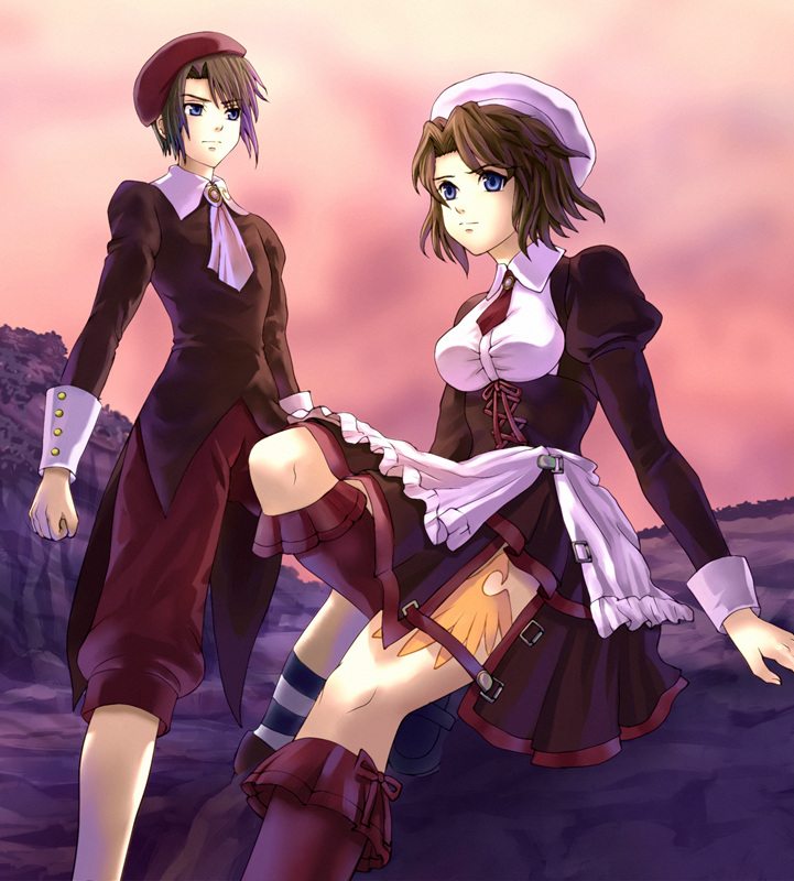 shannon and kanon (umineko no naku koro ni) drawn by man_dam