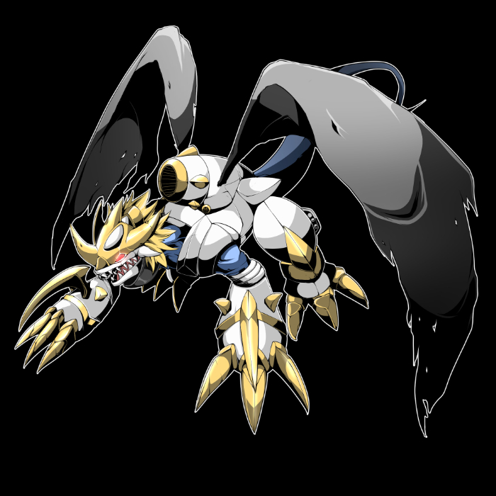 imperialdramon, imperialdramon dragon mode, and imperialdramon paladin mode (digimon and 1 more) drawn by amatukiamaru