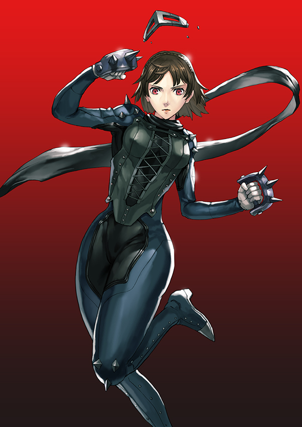 niijima makoto and queen (persona and 1 more) drawn by maekawa_yuichi