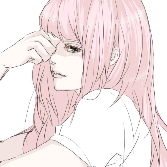megurine luka (vocaloid and 1 more) drawn by marui_happa