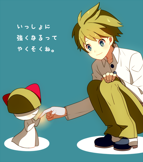 ralts and wally (pokemon and 1 more) drawn by himari_g_(sr)