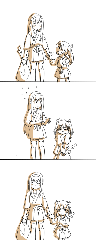 zuikaku and shoukaku (kantai collection) drawn by sento_(iroiro_gottani)